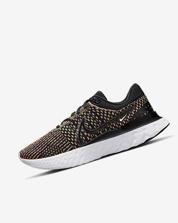 Nike React Infinity Run Flyknit 3 Negros Azules Rosas Blancos | MX 2839